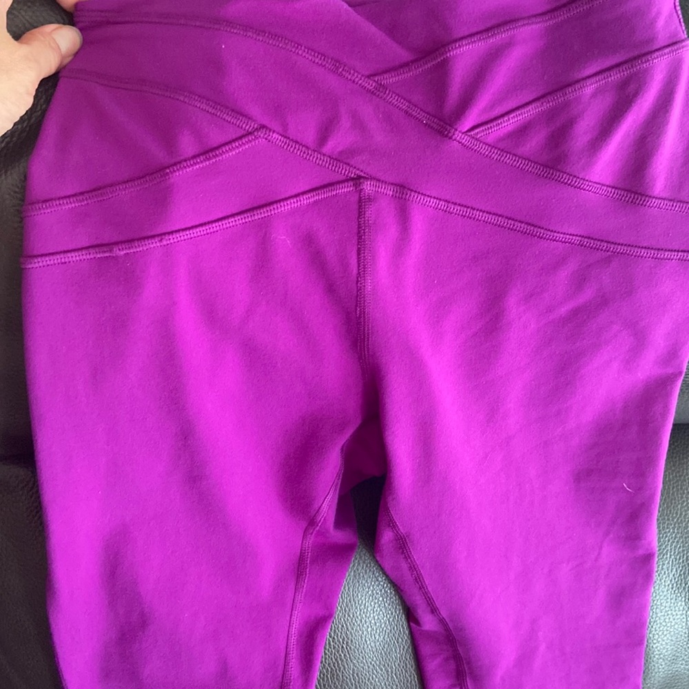 Lululemon leggings (6) purple
